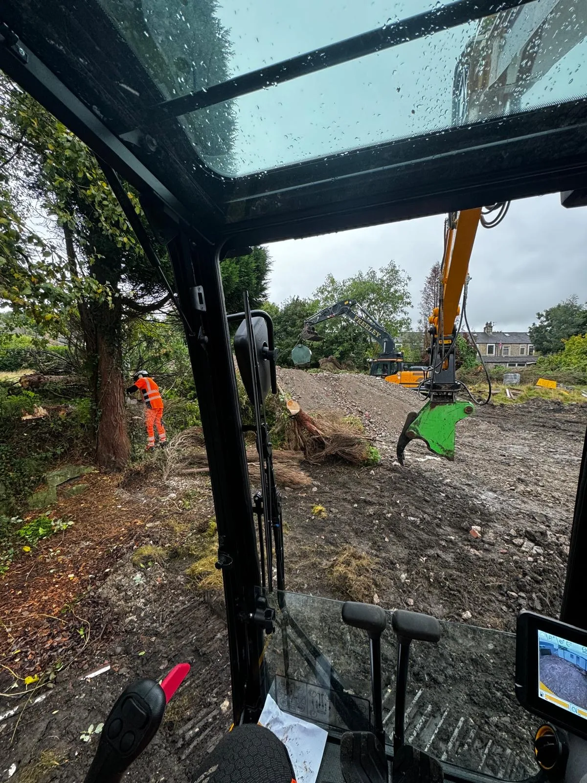 Site clearance for factory development