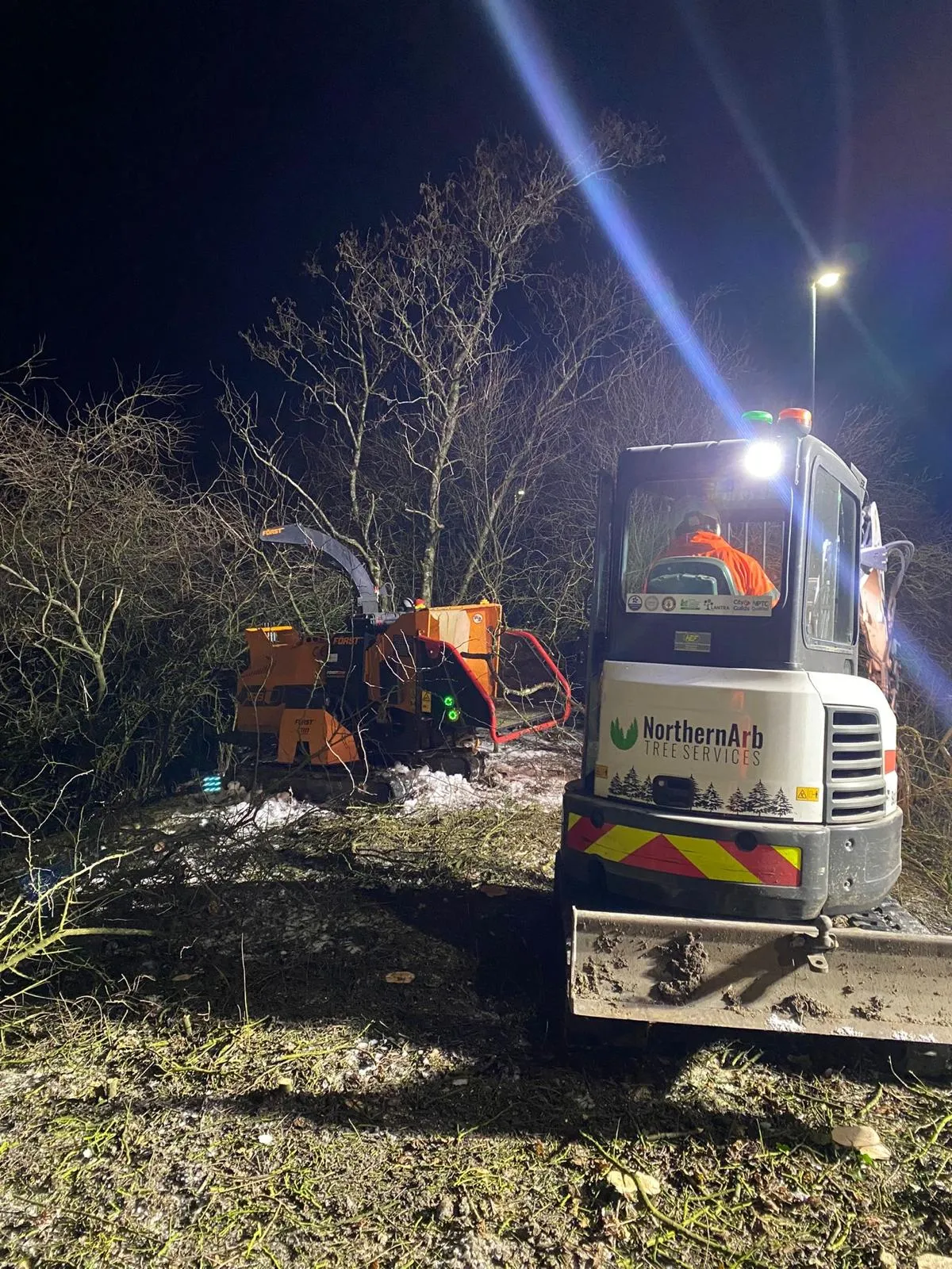 M65 embankment cleared and ready for civil works